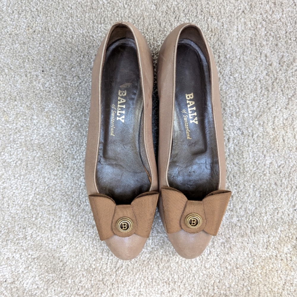 Vintage Bally Leather Flats | Quiet Luxury Old Money Aesthetic